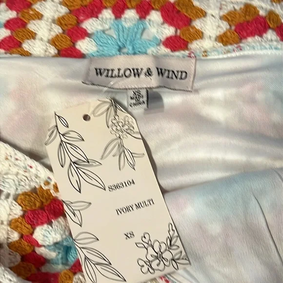 Granny Square Crochet Mini Dress. Size XS - Picture 6 of 7